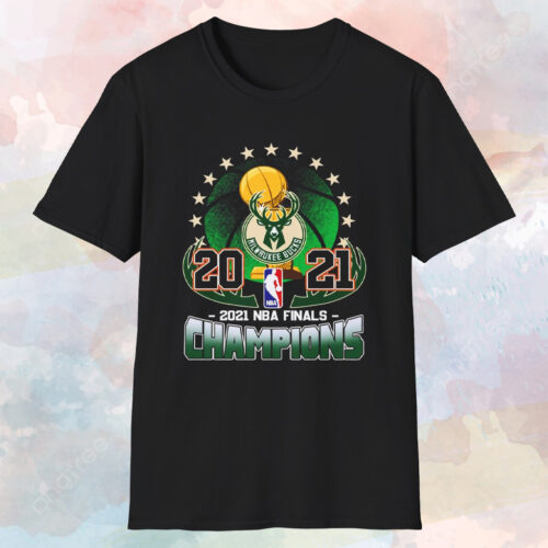 Milwaukee Bucks 2021 Nba Finals Champions Shirt Black T shirt