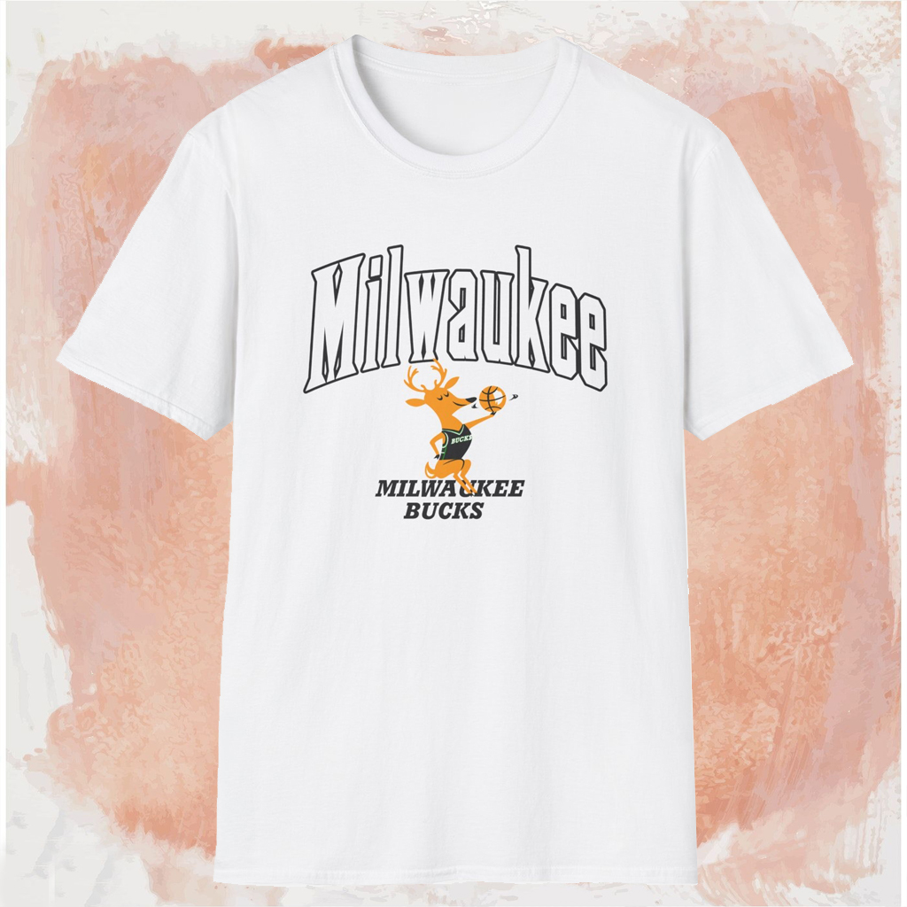 Milwaukee Bucks Bango Shirt White T shirt Milwaukee Bucks Bango Shirt White T shirt