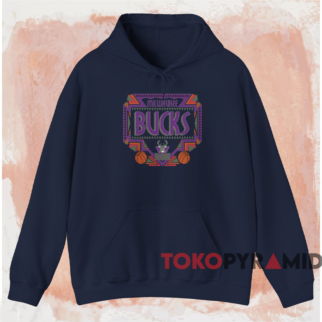 Milwaukee Bucks Graphic Shirt Navy Hoodie Milwaukee Bucks Graphic Shirt Navy Hoodie