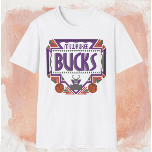 Milwaukee Bucks Graphic Shirt White T shirt Milwaukee Bucks Graphic Shirt White T shirt