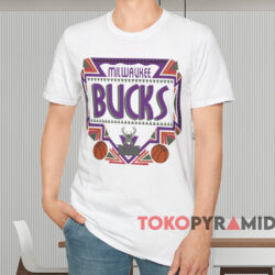 Milwaukee Bucks Graphic Shirt White T shirt