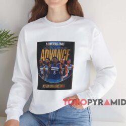 Minnesota Timberwolves Advance To The Western Conference Finals NBA 2024 Shirt 3 Minnesota Timberwolves Advance To The Western Conference Finals Nba 2024 Shirt White Sweatshirt