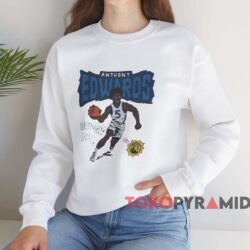 Minnesota Timberwolves Anthony Edwards He’s On Fire Shirt 4 Minnesota Timberwolves Anthony Edwards He’s On Fire Shirt White Sweatshirt