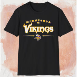 Minnesota Vikings Bold Legacy Shirt Black T shirt