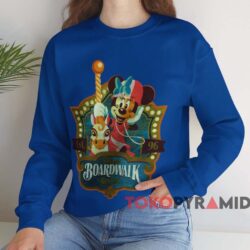 Minnie Mouse Boardwalk T-shirt 3 Minnie Mouse Boardwalk T shirt Blue Sweatshirt
