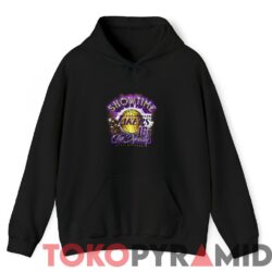 Vintage Mitchell Ness Los Angeles Lakers Showtime 16x The Rare Dynasty Tee 3 Mitchell & Ness Los Angeles Lakers Showtime 16X The Dynasty Tee Black Hoodie