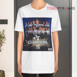 Mlb 2024 New York Yankees American League Champions Poster White T shirt