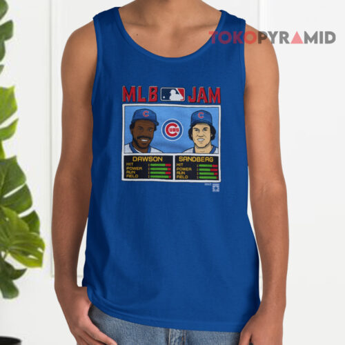 Mlb Jam Dawson And Ryne Sandberg Chicago Cubs Baseball Tank Top Mlb Jam Dawson And Ryne Sandberg Chicago Cubs Baseball Tank Top