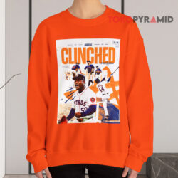 MLB Postseason 2024 Clinched Is Houston Astros Shirt 2 Mlb Postseason 2024 Clinched Is Houston Astros Sweatshirt