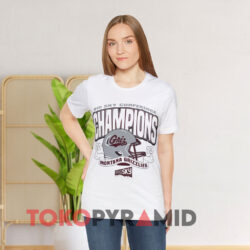 Montana Grizzlies Football 2023 Big Sky Regular Season Champions White T shirt