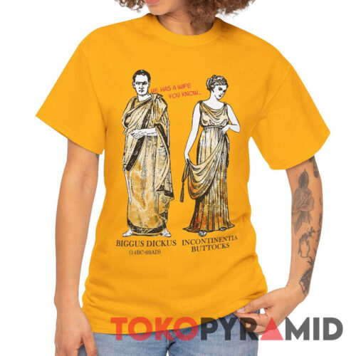 Monty Python Biggus Dickus Incontinentia Buttocks Tee