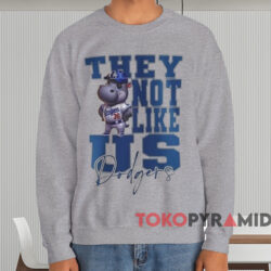 Moo Deng x Los Angeles Dodgers Shirt 4 Moo Deng X Los Angeles Dodgers Shirt Grey Sweatshirt