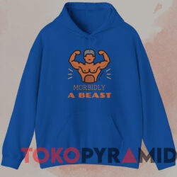 Morbidly A Beast Shirt 2 Morbidly A Beast Shirt Blue Hoodie