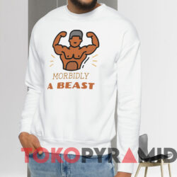 Morbidly A Beast Shirt 4 Morbidly A Beast Shirt White Sweatshirt