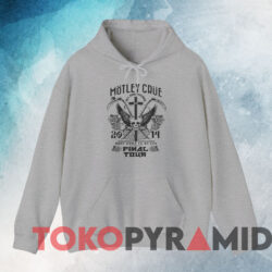 Motley Crue 2014 Final Tour T shirt Grey Hoodie
