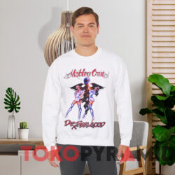 Motley Crue Dr. Feelgood Nurses T-Shirt 2 Motley Crue Dr Feelgood Nurses T shirt White Sweatshirt