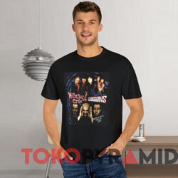 Motley Crue Scorpions Tour Maximum Rock Come Get Some T shirt Black T shirt