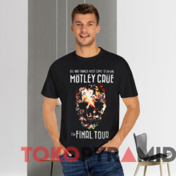 Motley Crue The Final Tour T shirt Black T shirt