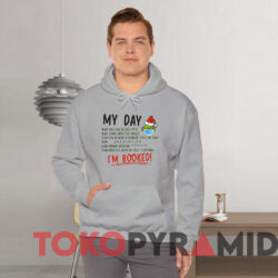 My Day I'm Booked Funny Christmas Sweatshirt 2 My Day I'm Booked Funny Christmas Sweatshirt Grey Hoodie