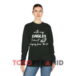My Eagles T-shirt Hanging From The Door Taylor Swift Eagles 4 My Eagles T shirt Hanging From The Door Taylor Swift Eagles Black Long sleeved