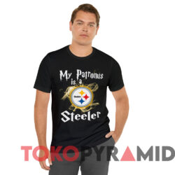 My Patronus Is A Pittsburgh Steelers Harry Potter T shirt Black T shirt
