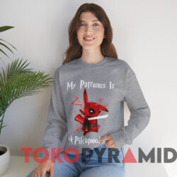 My Patronus Is Pikapool T shirt Grey Sweatshirt
