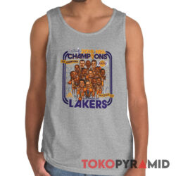 NBA Back 2 Back Lakers Championships 2010 Caricature Adidas Tank Top