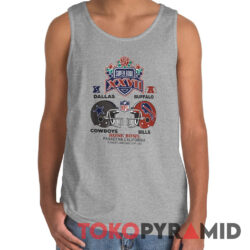 NFL Super Bowl XXVII Dallas Cowboys and Buffalo Bills 1993 Tank Top