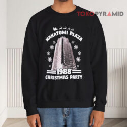 Nakatomi Plaza 1988 Christmas Party Black Sweatshirt