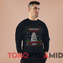Nakatomi Plaza Christmas Party 1988 Ugly Christmas Sweatshirt Black Sweatshirt