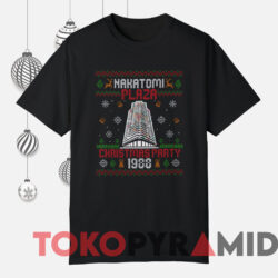 Nakatomi Plaza Christmas Party 1988 Ugly Christmas Sweatshirt 3 Nakatomi Plaza Christmas Party 1988 Ugly Christmas Sweatshirt Black T shirt