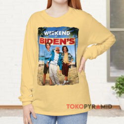 Nancy Pelosi And Kamala Harris Weekend At Biden’s President Meme Long sleeved