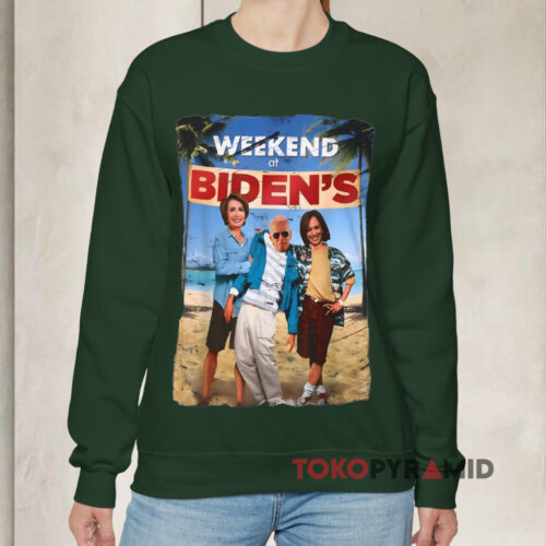 Nancy Pelosi And Kamala Harris Weekend At Biden’s President Meme Sweatshirt Nancy Pelosi And Kamala Harris Weekend At Biden’s President Meme Sweatshirt