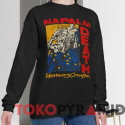 Napalm Death Harmony Corruption T-shirt 2 Napalm Death Harmony Corruption T shirt Black Sweatshirt
