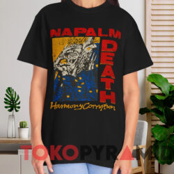 Napalm Death Harmony Corruption T-shirt 1 Napalm Death Harmony Corruption T shirt Black T shirt