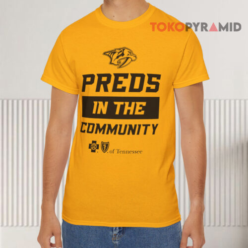 Nashville Predators Preds In The Community Shirt Nashville Predators Preds In The Community Shirt