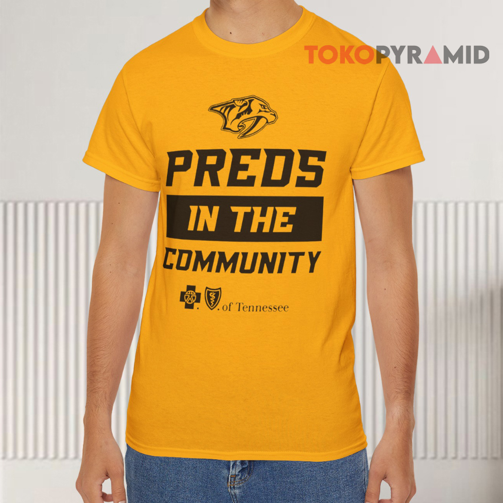 Nashville Predators Preds In The Community Shirt Nashville Predators Preds In The Community Shirt