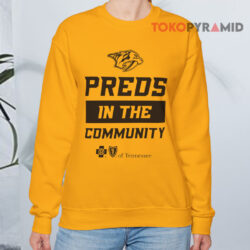 Nashville Predators Preds In The Community Shirt 2 Nashville Predators Preds In The Community Sweatshirt