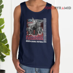 National Champions 2020 Alabama Football Shirt 4 National Champions 2020 Alabama Football Tank Top