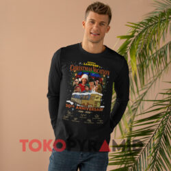 National Lampoon's Christmas Vacation 30th Anniversary Sweatshirt 4 National Lampoon's Christmas Vacation 30th Anniversary 1989 2019 Signature Black Long sleeved