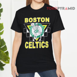 Nba Boston Celtics Logo Black T shirt