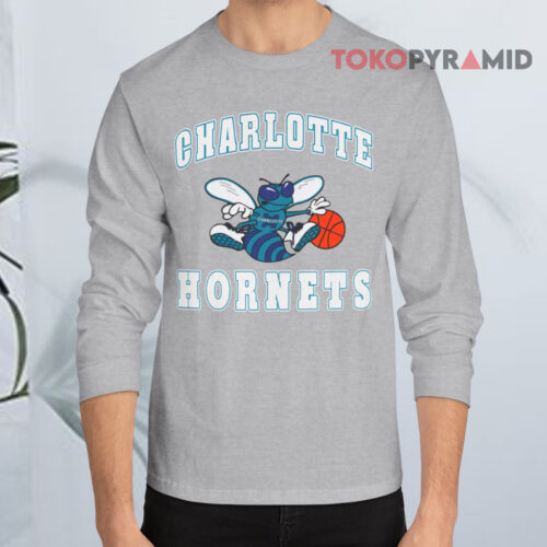 Nba Charlotte Hornets Big Logo Long sleeved