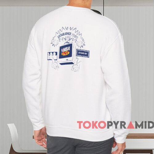 Nba On Tnt Shirt White Sweatshirt Nba On Tnt Shirt White Sweatshirt
