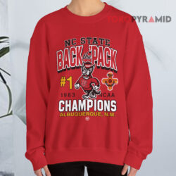 NC State Back The 'Pack 1983 NCAA Champions Albuquerque Shirt 3 Nc State Back The 'pack 1983 Ncaa Champions Albuquerque Sweatshirt