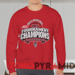 NC State Wolfpack 2024 ACC Basketball Champions Shirt 3 Nc State Wolfpack 2024 Acc Basketball Champions Shirt Red Sweatshirt