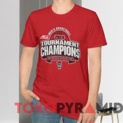 Nc State Wolfpack 2024 Acc Basketball Champions Shirt Red T shirt