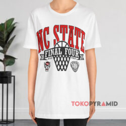 Nc State Wolfpack 2024 Final Four White T shirt