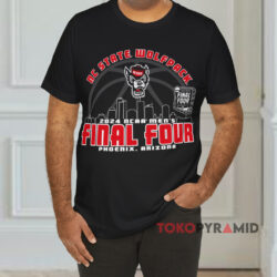 NC State Wolfpack Final Four Skyline Shirt 1 Nc State Wolfpack Final Four Skyline Black T shirt