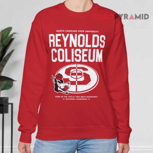 Nc State Wolfpack Reynolds Coliseum Red Sweatshirt