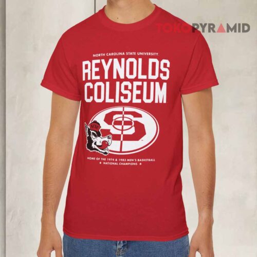 Nc State Wolfpack Reynolds Coliseum Red T shirt